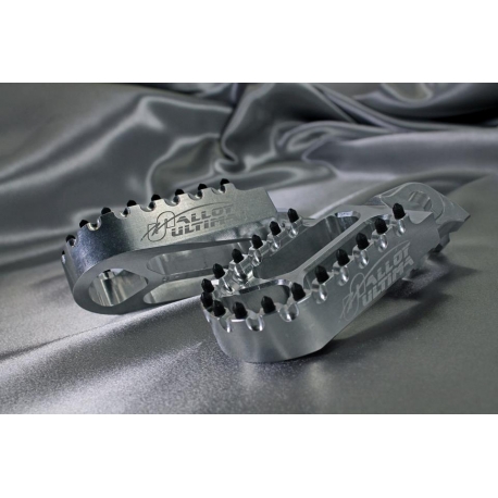 Repose-pied alu brut Ultima Alloy/TM Racing