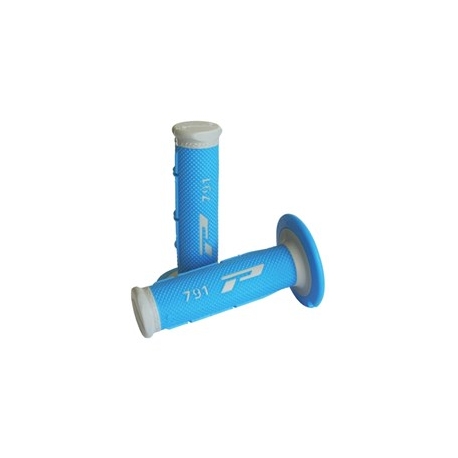 Poignées caoutchouc PRO-GRIP Gris/Bleu