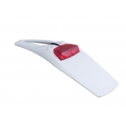 Bavette De Garde Boue Arriere Blanc Avec Led Integres