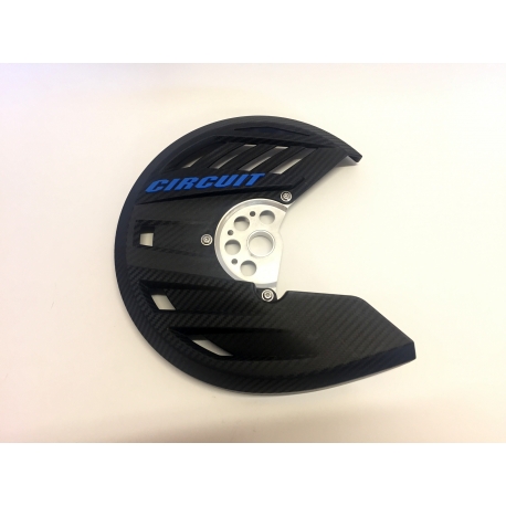 Protège-disque AV Circuit TM Racing Carbone/Bleu TM (plastique + support)