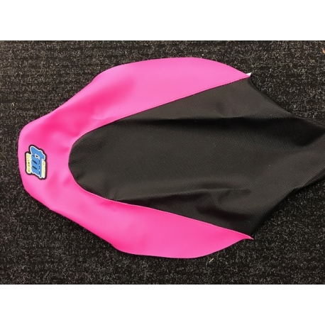 Housse  selle TM 94-07  Grip Noir-Rose 