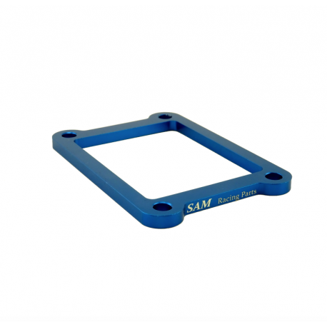 Cale de boite à clapet Alu Bleue TM 250/300 5mm