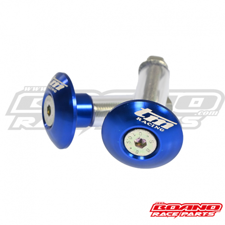 Embout de guidon bleu