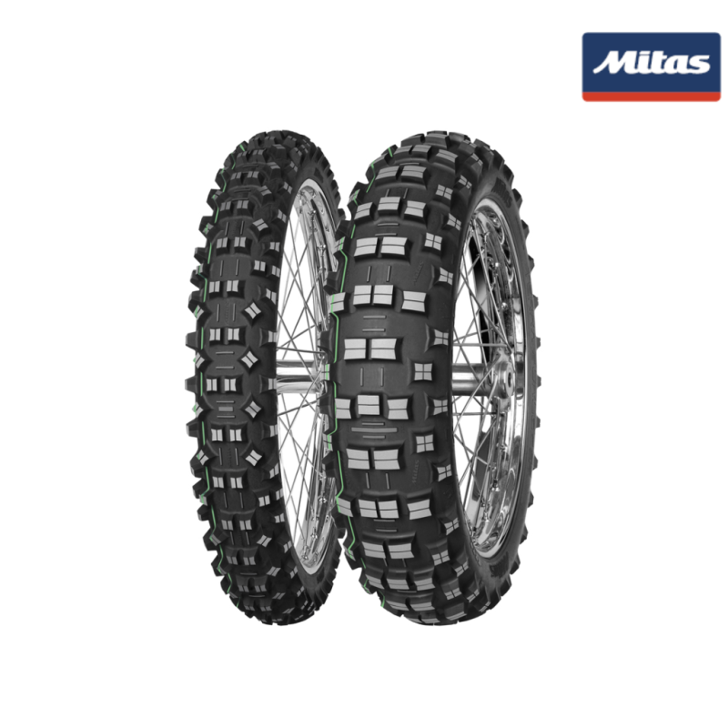 Pneu MITAS TERRA FORCE-EF 140/80-18 70R TT SUPER LIGHT GREEN