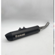 Silencieux Scalvini TM 125 144 MX 2025 Carbone look