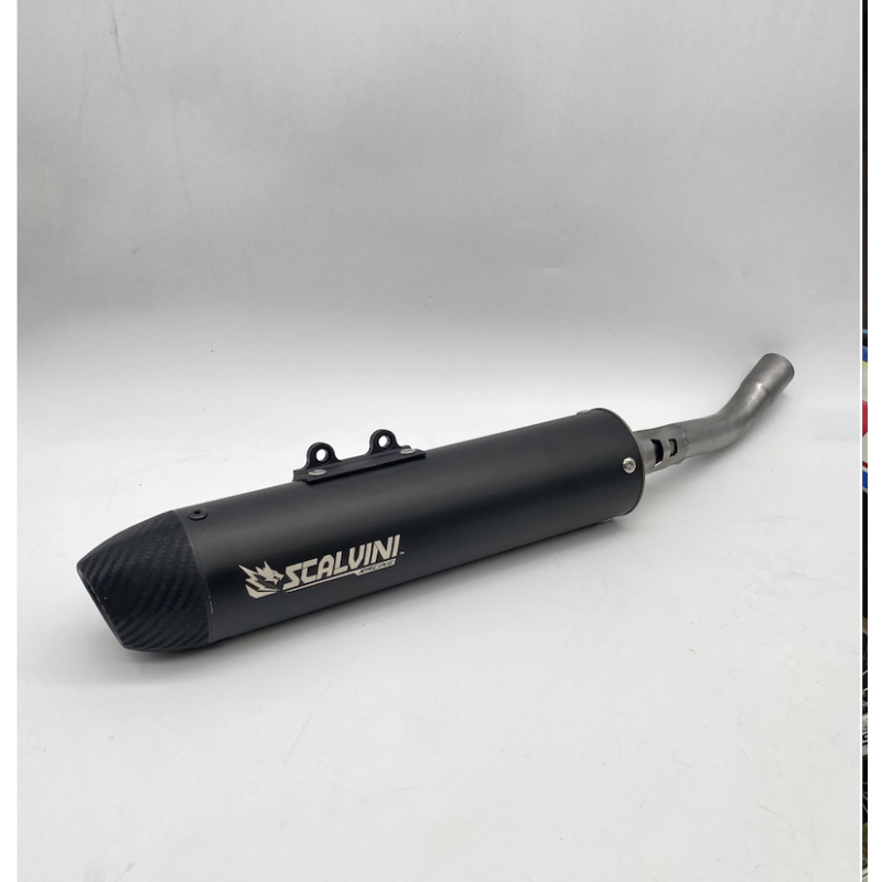 Silencieux Scalvini Alu/Carbon Look TM 250/300  MX 2008/2014