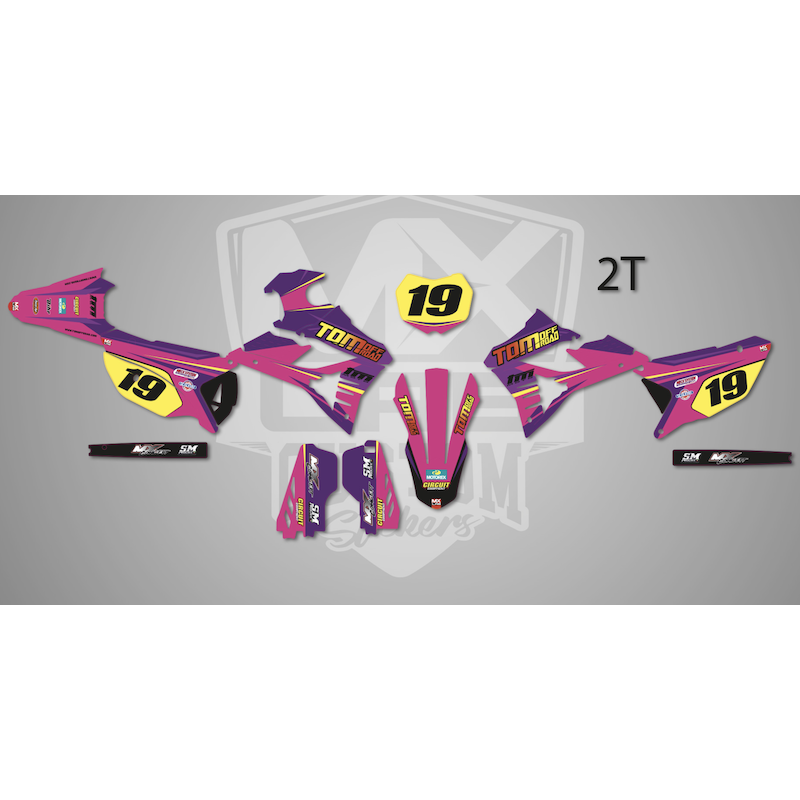 Kit Deco Tom Off Road Rose TM 2022-2026